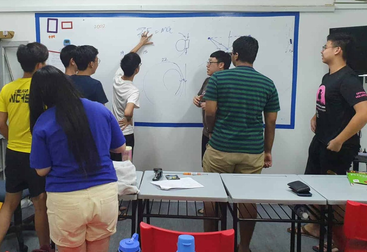 Students Answering During Tuition Class